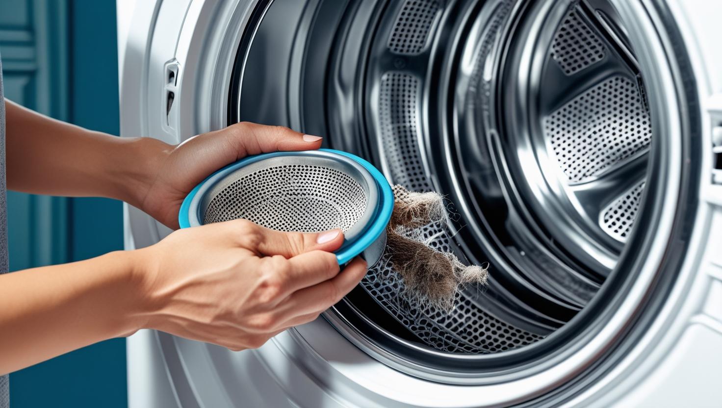 Cleaning the washing machine filter