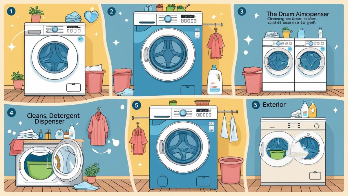 How to clean a washing machine