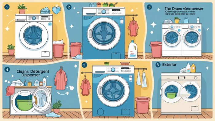 How to clean a washing machine