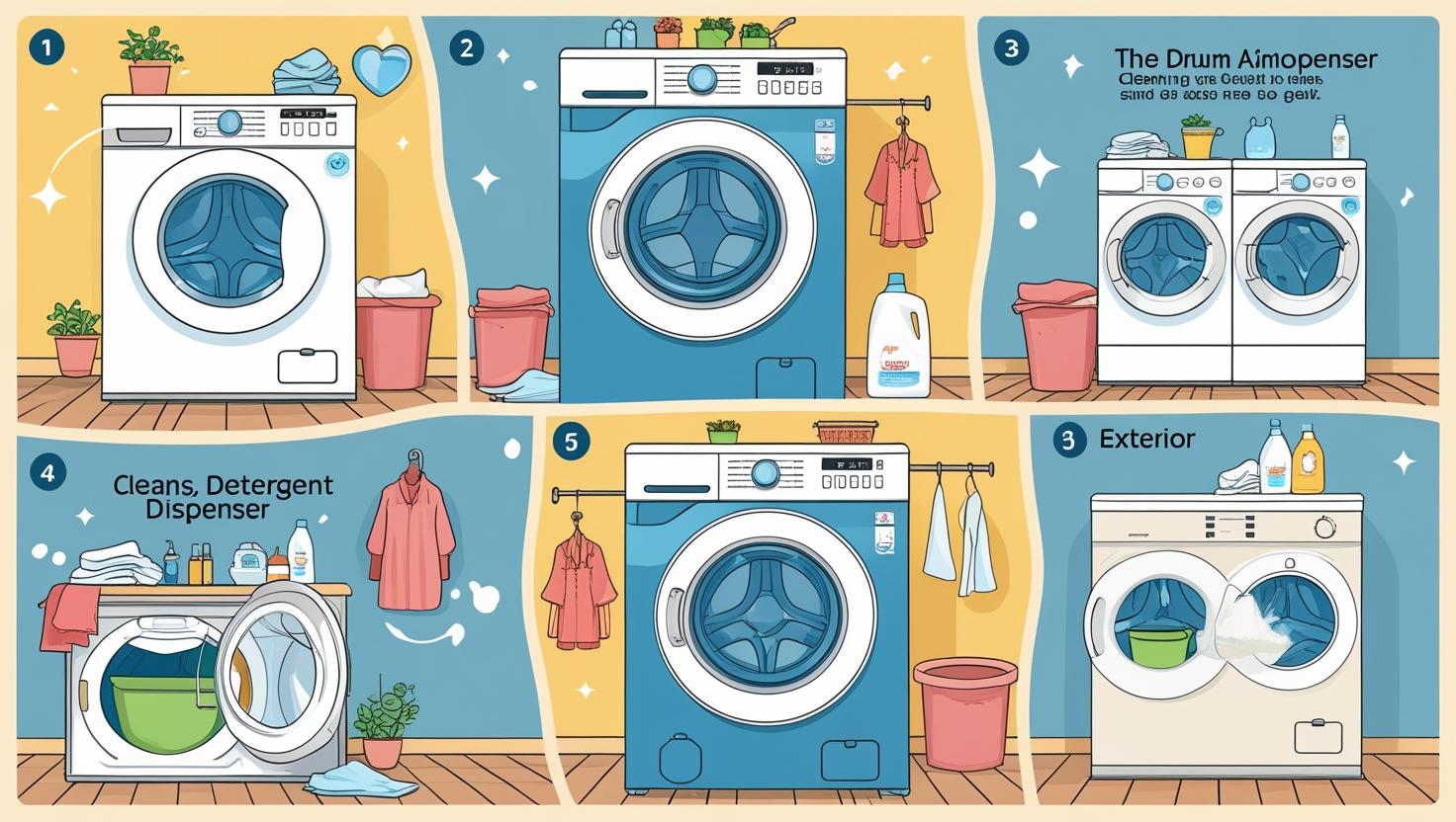 How to clean a washing machine