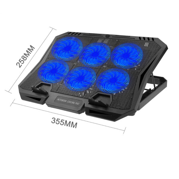 پایه خنک کننده لپ تاپ گیمینگ پد مدل دیجیتالی کد X6A