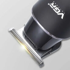 ماشین اصلاح موی سر و صورت وی جی ار مدل 937، اصلاح به صورت تریمر، تکنولوژی اصلاح به صورت برش مستقیم، اندازه اصلاح 0.5 میلیمتر، دارای نمایشگر دیجیتال و حالت توربو