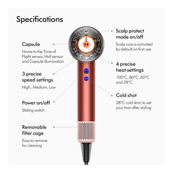 سشوار دایسون مدل Supersonic nural SBBP