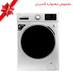 ماشین لباسشویی اتوماتیک جی پلاس مدل GWM-M822W ظرفیت 8 کیلوگرم