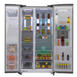 یخچال و فریزر ساید بای ساید 32 فوت اسنوا مدل S2Di-M210-W