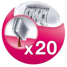 اپیلاتور براون مدل Hello Face به همراه ماشین اصلاح موی صورت بانوان براون مدل 01