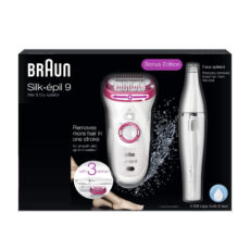 اپیلاتور براون مدل Silk Epil 9 کد 538-9 به همراه اپیلاتور لایه بردار براون کد 01