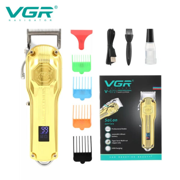 ماشین اصلاح موی سر و صورت وی جی ار مدل V-672