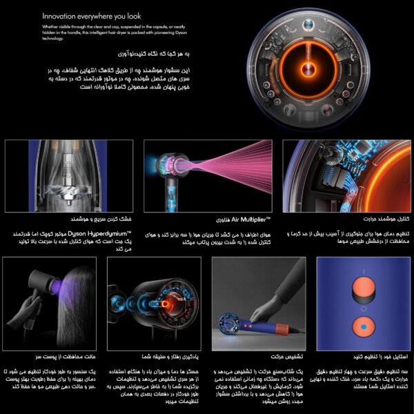 سشوار دایسون مدل Supersonic nural SBBP
