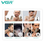 ماشین اصلاح موی سر و صورت وی جی ار مدل v-109