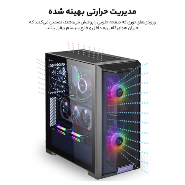 کیس کامپیوتر لیان لی مدل Lancool 215 B