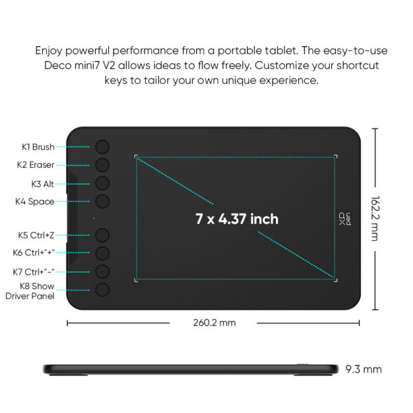 قلم نوری ایکس پی-پن مدل Deco mini7 V2