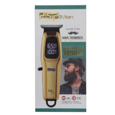 ست ماشین اصلاح موی صورت و بدن دی اس پی مدل CORDLESS SUPER، اصلاح به صورت صفر زن، منبع انرژی با باتری قابل شارژ، تکنولوژی اصلاح به صورت تریم، مدت زمان شارژ 150 دقیقه و مدت زمان استفاده پس از شارژ 270 دقیقه، به‌همراه کابل شارژ USB، برس تمیزکننده، روغن