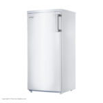 فریزر 10 فوت امرسان مدل F1060T/M، با ارتفاع 133.5، عمق 68.5 و پهنای 60 سانتی‌متر، میزان مصرف انرژی A، دارای 6 کشو در فریزر، دارای  پایه های قابل تنظیم و چرخ دار