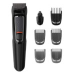 ماشین اصلاح موی سر و صورت فیلیپس سری MG3720 Multigroom مدل 7 در 1، اصلاح به صورت خط زن و حجم زن، طراحی ارگونومیک، منبع انرژی با باتری، تکنولوژی اصلاح به صورت برش مستقیم، مدت زمان شارژ 960 دقیقه و مدت زمان استفاده پس از شارژ 60 دقیقه