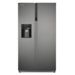 یخچال فریزر ساید بای ساید 28 فوت ایکس ویژن مدل HS600-WI/SI، دارای آب سردکن و یخساز اتوماتیک، با ارتفاع 177، عمق 73 و پهنای 91 سانتی متر، میزان مصرف انرژی A++، دارای 4 طبقه در یخچال و 4 طبقه در فریزر