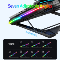 پایه خنک کننده لپ تاپ کول کلد مدل K44-RGB-R