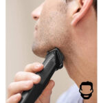 ماشین اصلاح موی سر و صورت فیلیپس سری MG3720 Multigroom مدل 7 در 1، اصلاح به صورت خط زن و حجم زن، طراحی ارگونومیک، منبع انرژی با باتری، تکنولوژی اصلاح به صورت برش مستقیم، مدت زمان شارژ 960 دقیقه و مدت زمان استفاده پس از شارژ 60 دقیقه