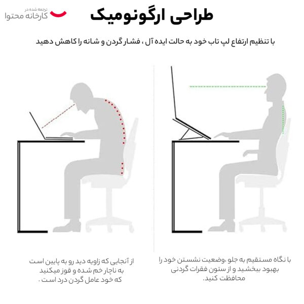 پایه نگهدارنده لپ تاپ یوگرین مدل Lp451