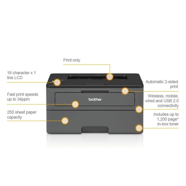 پرینتر لیزری برادر مدل HL-L2370DN