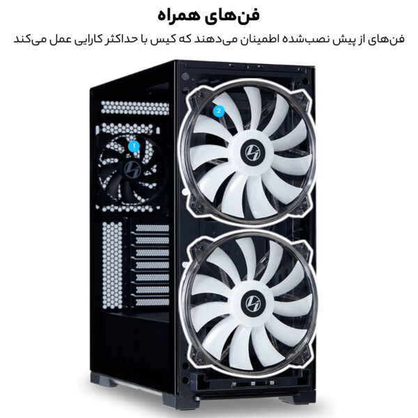 کیس کامپیوتر لیان لی مدل Lancool 215 B