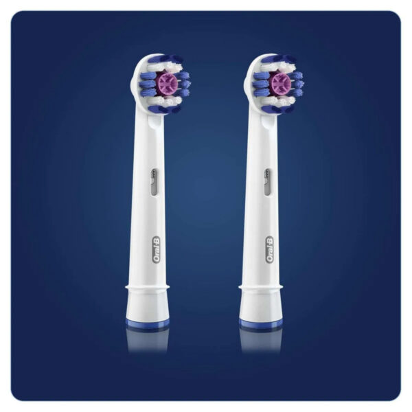 سری یدک مسواک برقی اورال-بی مدل 3D White بسته 2 عددی