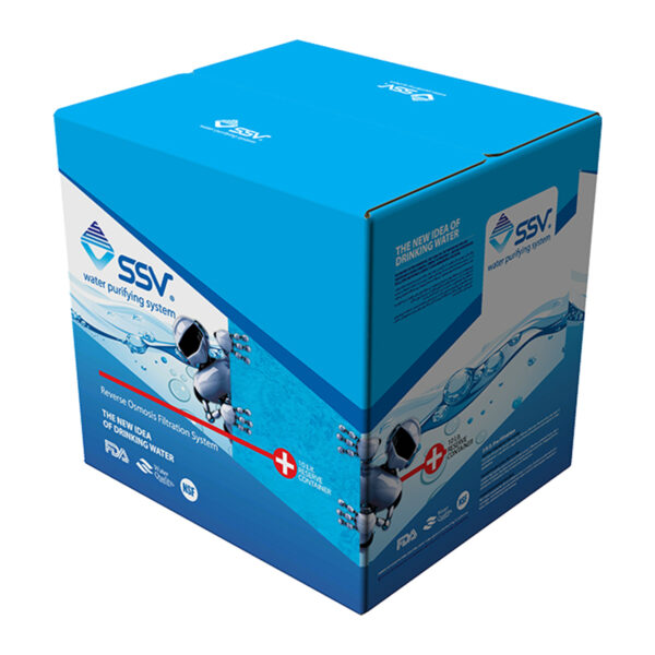 دستگاه تصفیه آب اس اس وی مدل MaxSpring 2W X1000 به همراه شیر دوکاره و فیلتر تصفیه آب کد 01 بسته 3 عددی