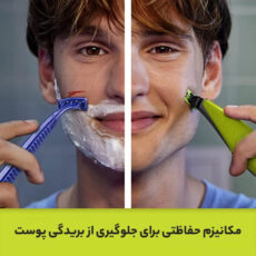 ماشین اصلاح موی صورت و بدن فیلیپس مدل OneBlade Sensitive، اصلاح به صورت صفر زن، خط زن، حجم زن، قابلیت استفاده به صورت خشک و مرطوب،  تکنولوژی اصلاح به صورت برش مستقیم