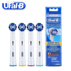 سری یدک مسواک برقی اورال- بی مدل PRECISION CLEAN بسته ۴ عددی