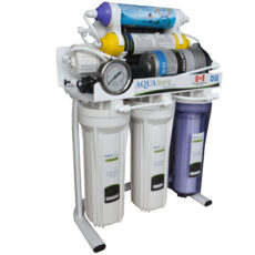 دستگاه تصفیه کننده آب خانگی آکوآ اسپرینگ مدل RO-S151 به همراه فیلترتصفیه آب کد 01 بسته 4 عددی