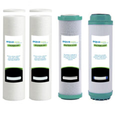 دستگاه تصفیه کننده آب خانگی آکوآ اسپرینگ مدل RO-S151 به همراه فیلترتصفیه آب کد 01 بسته 4 عددی