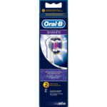سری یدک مسواک برقی اورال-بی مدل Brush Heads 3D White بسته 2 عددی