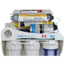 دستگاه تصفیه کننده آب آکوآ اسپرینگ مدل RO-SF5580 به همراه فیلتر تصفیه آب مجموعه 4 عددی