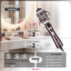 سشوار چرخشی پرینسلی مدل PR306AT