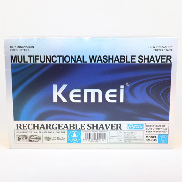 ماشین اصلاح موی صورت شارژی کیمی مدل KM-C45