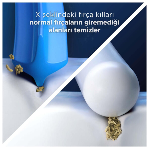 سری یدک مسواک برقی اورال-بی مدل PRO 3D White بسته 2 عددی