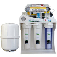دستگاه تصفیه کننده آب آکوآ اسپرینگ مدل RO-SF5580 به همراه فیلتر تصفیه آب مجموعه 4 عددی