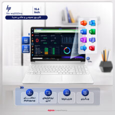 لپ تاپ 15.6 اینچی اچ‌ پی مدل 15s-eq2023nq-R5 5500U-32GB DDR4-1SSD-IPS - کاستوم شده