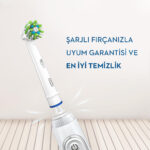 سری یدک مسواک برقی اورال-بی مدل Cross Action Clean Maximiser بسته 4 عددی