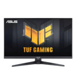 مانیتور گیمینگ 31.5 اینچ ایسوس مدل TUF Gaming VG328QA1A، رزولوشن FullHD پنل VA، نرخ بروزرسانی 170 هرتز، با نسبت تصویر 16:9، دارای اسپیکر داخلی، دارای پورت HDMI و DisplayPort و USB و خروجی هدفون