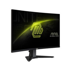 مانیتور خمیده گیمینگ 27 اینچ ام اس آی مدل MAG 276CXF، رزولوشن Full HD، پنل Rapid VA، نرخ بروزرسانی 280 هرتز، با نسبت تصویر 16:9، دارای پورت HDMI و DisplayPort و خروجی هدفون