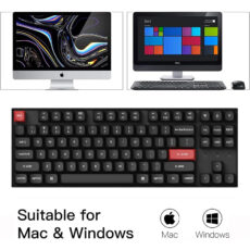 کیبورد گیمینگ کیکورن مدل K8 Pro Aluminum RGB Red Switch