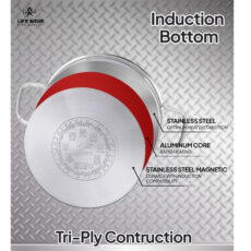 سرویس تابه 6 پارچه لایف اسمایل مدل LIFEP12SHR-6