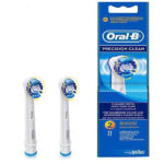 سری یدک مسواک برقی اورال بی مدل Precision Clean-BRAUN بسته 2 عددی