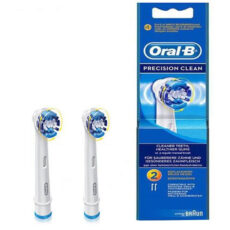 سری یدک مسواک برقی اورال بی مدل Precision Clean-BRAUN بسته 2 عددی