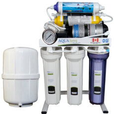 دستگاه تصفیه کننده آب آکوآ اسپرینگ مدل RO-S151 به همراه فیلتر مدل 02 مجموعه 3 عددی
