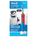 مسواک برقی کودک اورال-بی مدل STAR WARS D12 به همراه سری یدکی مجموعه 2 عددی