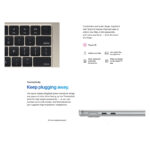 لپ تاپ 13.6 اینچی اپل مدل MacBook Air 2022-M2-8GB RAM-256GB SSD
