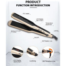 اتو و حالت دهنده ی مو مک استایلر مدل mc-3063