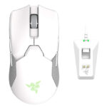 ماوس بی سیم مخصوص بازی ریزر مدل RAZER VIPER ULTIMATE MERCURY به همراه پایه شارژ